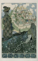 Illusztráció Alekszandr Puskin „Saltán cár meséje” című művéhez, 1905